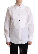 Load image into Gallery viewer, Dolce &amp; Gabbana Elegant White Poplin Dress Shirt
