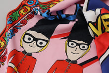 Load image into Gallery viewer, Dolce &amp; Gabbana Multicolor #DGLovesLondon Silk Wrap Scarf
