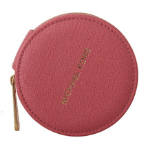 Load image into Gallery viewer, Michael Kors Elegant Pink Leather Round Wallet
