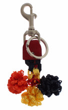 Load image into Gallery viewer, Dolce &amp; Gabbana Multicolor Sicily Raffia Leather Keychain
