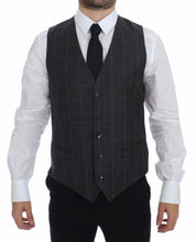 Load image into Gallery viewer, Dolce &amp; Gabbana Brown Check Wool Single Breasted Vest
