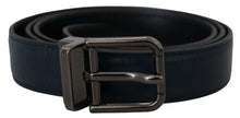 Load image into Gallery viewer, Dolce &amp; Gabbana Elegant Dark Blue Leather Belt
