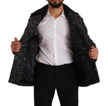 Load image into Gallery viewer, Dolce &amp; Gabbana Chic Double Breasted Wool Blend Overcoat
