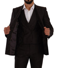 Load image into Gallery viewer, Dolce &amp; Gabbana Elegant Purple Wool 3-Piece Men&#39;s Suit
