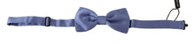 Load image into Gallery viewer, Dolce &amp; Gabbana Elegant Purple Silk Bow Tie
