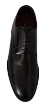 Load image into Gallery viewer, Dolce &amp; Gabbana Black Leather Lace Up Formal Derby Shoes
