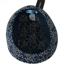 Load image into Gallery viewer, Dolce &amp; Gabbana Elegant Bow Print Fedora Hat in Blue &amp; White
