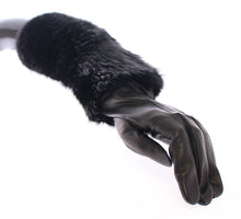 Load image into Gallery viewer, Dolce &amp; Gabbana Elegant Elbow-Length Beaver Fur Gloves
