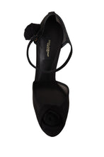 Load image into Gallery viewer, Dolce &amp; Gabbana Elegant Black Mesh Heels Pumps
