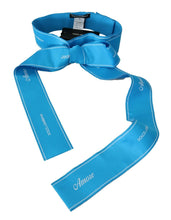 Load image into Gallery viewer, Dolce &amp; Gabbana Blue Waist Ribbon Wide Bow Belt
