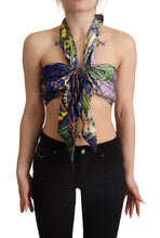 Load image into Gallery viewer, Dolce &amp; Gabbana Sumptuous Silk Halter Cropped Top - Multicolor
