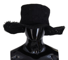 Load image into Gallery viewer, Dolce &amp; Gabbana Elegant Black Top Hat - Timeless Fashion Statement
