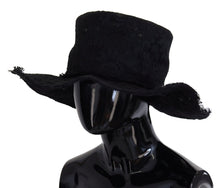 Load image into Gallery viewer, Dolce &amp; Gabbana Elegant Black Top Hat - Timeless Fashion Statement
