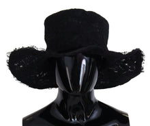 Load image into Gallery viewer, Dolce &amp; Gabbana Elegant Black Top Hat - Timeless Fashion Statement
