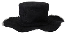 Load image into Gallery viewer, Dolce &amp; Gabbana Elegant Black Top Hat - Timeless Fashion Statement
