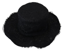 Load image into Gallery viewer, Dolce &amp; Gabbana Elegant Black Top Hat - Timeless Fashion Statement
