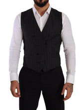 Load image into Gallery viewer, Dolce &amp; Gabbana Elegant Striped Double-Breasted Dress Vest
