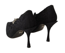 Load image into Gallery viewer, Dolce &amp; Gabbana Elegant Black Lace Stiletto Pumps
