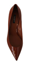 Load image into Gallery viewer, Dolce &amp; Gabbana Elegant Patent Leather Heels Pumps
