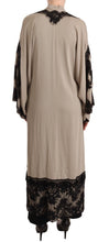 Load image into Gallery viewer, Dolce &amp; Gabbana Elegant Beige Embroidered Lace Kaftan Dress
