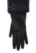 Load image into Gallery viewer, Dolce &amp; Gabbana Elegant Elbow-Length Beaver Fur Gloves
