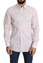 Load image into Gallery viewer, Dolce &amp; Gabbana Light Pink Cotton Formal GOLD Dress Shirt
