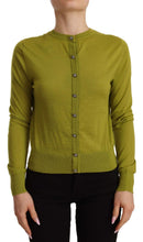 Load image into Gallery viewer, Dolce &amp; Gabbana Apple Green Cashmere Cardigan - Luxe Comfort
