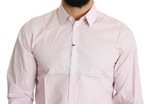 Load image into Gallery viewer, Dolce &amp; Gabbana Light Pink Cotton Formal GOLD Dress Shirt
