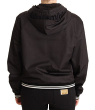 Load image into Gallery viewer, Dolce &amp; Gabbana Elegant Black Bomber Jacket with Hood
