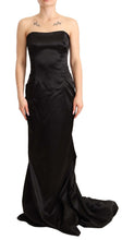 Load image into Gallery viewer, Dolce &amp; Gabbana Elegant Black Strapless Mermaid Dress
