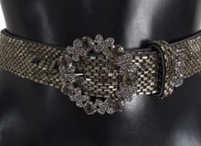 Load image into Gallery viewer, Dolce &amp; Gabbana Swarovski Crystal Sequined Waist Belt
