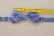 Load image into Gallery viewer, Dolce &amp; Gabbana Elegant Purple Silk Bow Tie
