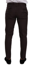 Load image into Gallery viewer, Dolce &amp; Gabbana Elegant Maroon Striped Slim Fit Suit
