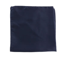 Load image into Gallery viewer, Dolce &amp; Gabbana Blue 100% Silk Square Men Handkerchief Scarf

