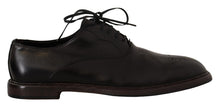 Load image into Gallery viewer, Dolce &amp; Gabbana Elegant Black Leather Derby Formal Shoes
