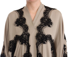 Load image into Gallery viewer, Dolce &amp; Gabbana Elegant Beige Embroidered Lace Kaftan Dress
