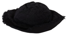 Load image into Gallery viewer, Dolce &amp; Gabbana Elegant Sun-Ready Black Designer Hat
