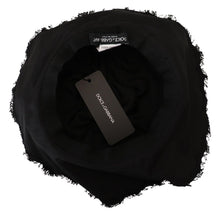 Load image into Gallery viewer, Dolce &amp; Gabbana Elegant Sun-Ready Black Designer Hat
