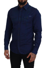 Load image into Gallery viewer, Dolce &amp; Gabbana Elegant Blue Slim Fit Cotton Dress Shirt
