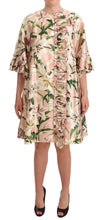 Load image into Gallery viewer, Dolce &amp; Gabbana Elegant Floral Ruffled Silk Long Coat
