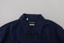 Load image into Gallery viewer, Dolce &amp; Gabbana Elegant Blue Slim Fit Cotton Dress Shirt
