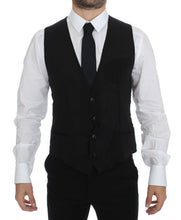 Load image into Gallery viewer, Dolce &amp; Gabbana Black Wool Formal Dress Vest Gilet Jacket
