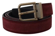 Load image into Gallery viewer, Dolce &amp; Gabbana Elegant Leather Belt with Metal Buckle Closure
