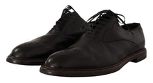 Load image into Gallery viewer, Dolce &amp; Gabbana Elegant Black Leather Derby Formal Shoes
