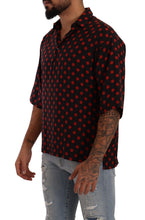 Load image into Gallery viewer, Dolce &amp; Gabbana Elegant Silk Polka Dots Button-Down Shirt
