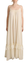 Load image into Gallery viewer, Elegant Off White A-Line Floor Length Dress
