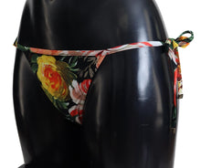 Load image into Gallery viewer, Dolce &amp; Gabbana Elegant Floral Bikini Bottoms - Drawstring Closure
