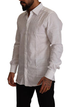 Load image into Gallery viewer, Dolce &amp; Gabbana Elegant White Cotton Dress Shirt - Slim Fit
