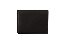 Load image into Gallery viewer, Dolce &amp; Gabbana Elegant Black Leather Multi-Kit Trifold Wallet
