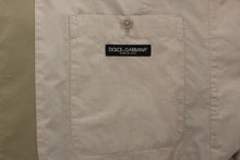 Load image into Gallery viewer, Dolce &amp; Gabbana Beige Cotton Silk Blend Dress Vest Blazer
